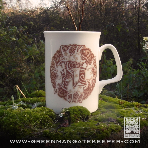 celtic hare mug