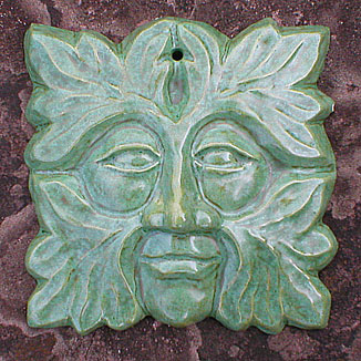 Green Man Plaque